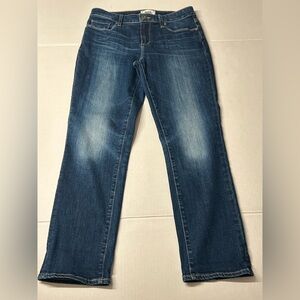 Paige Women's Blue Denim Brigitte Dark Wash Jeans Size 26